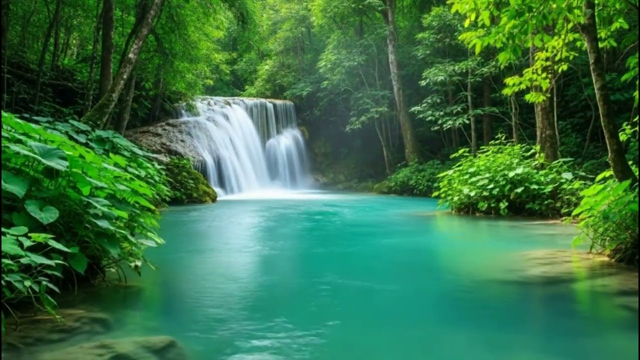 Morning River Flow & Gentle Birds | Relaxing Nature Sounds for Calm Focus & Clear Mind