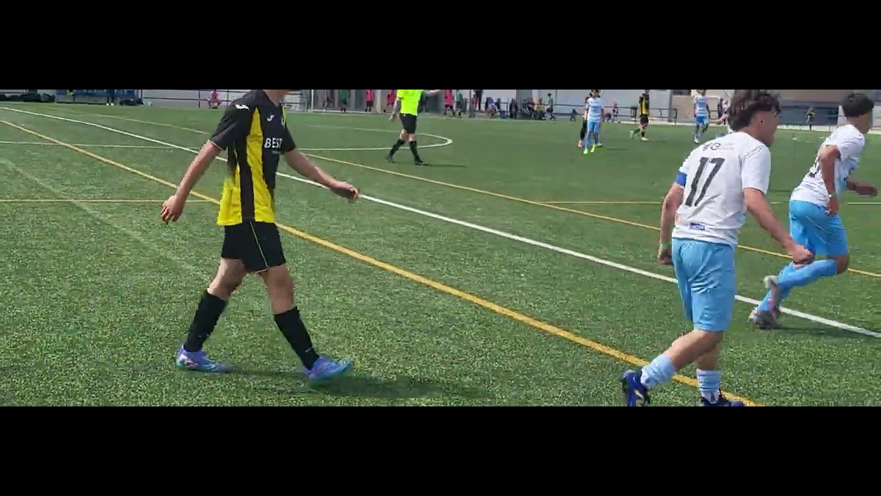 Toneo Yellow cup Easter 2025. CD Roda cadete C vs  R C zaragoza cadete A.  18/04/25.