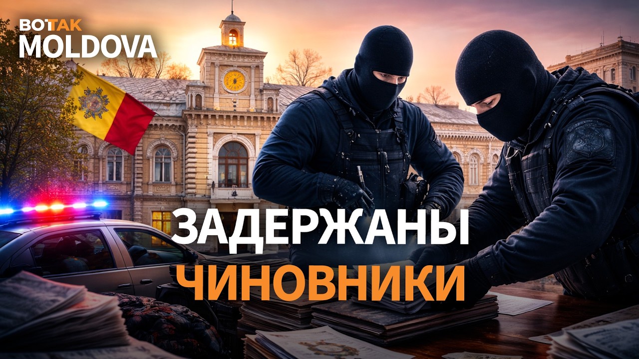 Рейды по всей Молдове: задержания и обыски чиновников