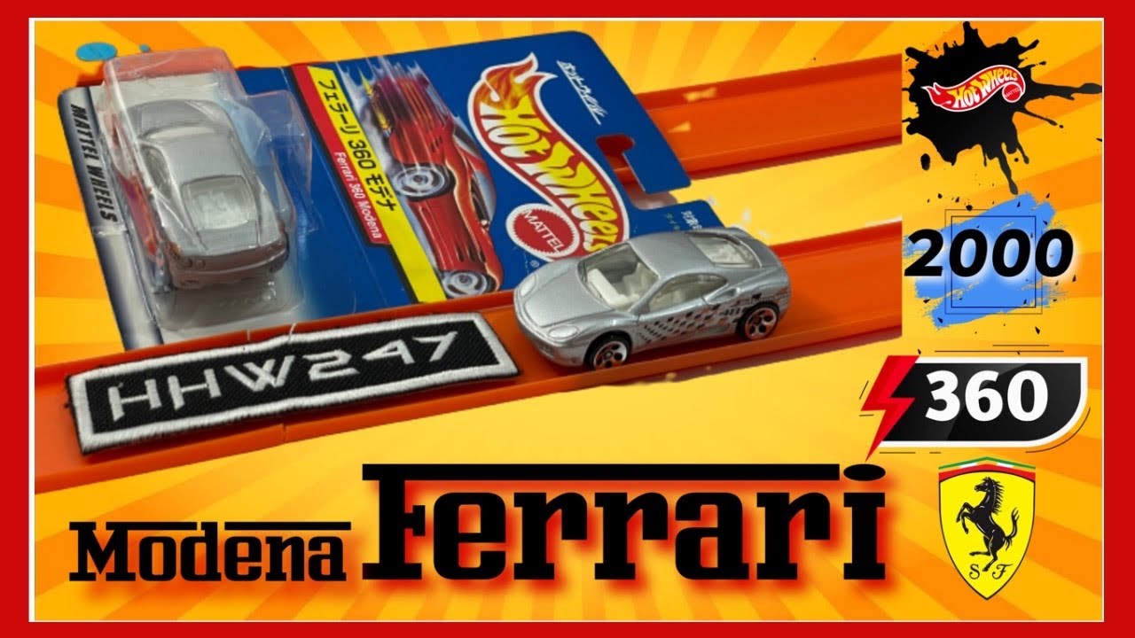 Hot Wheels FERRARI 360 MODENA Exclusivo de 5-Pck 🤷🏽&zwj;♂️ ahora EN BLISTER #hhw247