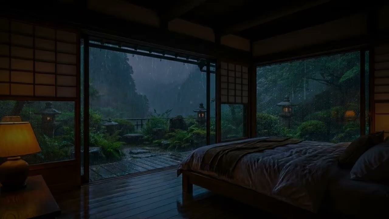 Rain In A Comfortable Inn The Sound Of Rain Without Thunder uk Relaxation And Deep Sleep