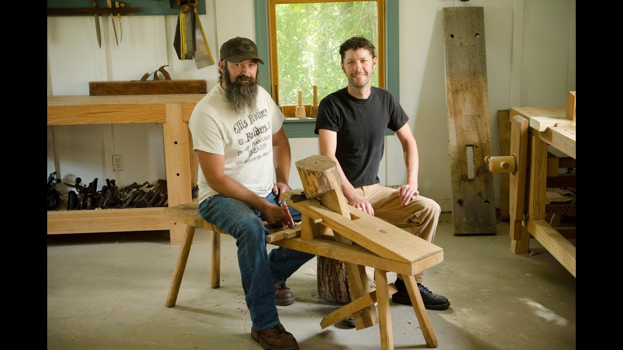 Shave Horse for Green Woodworking w/ the Ellis Bros.