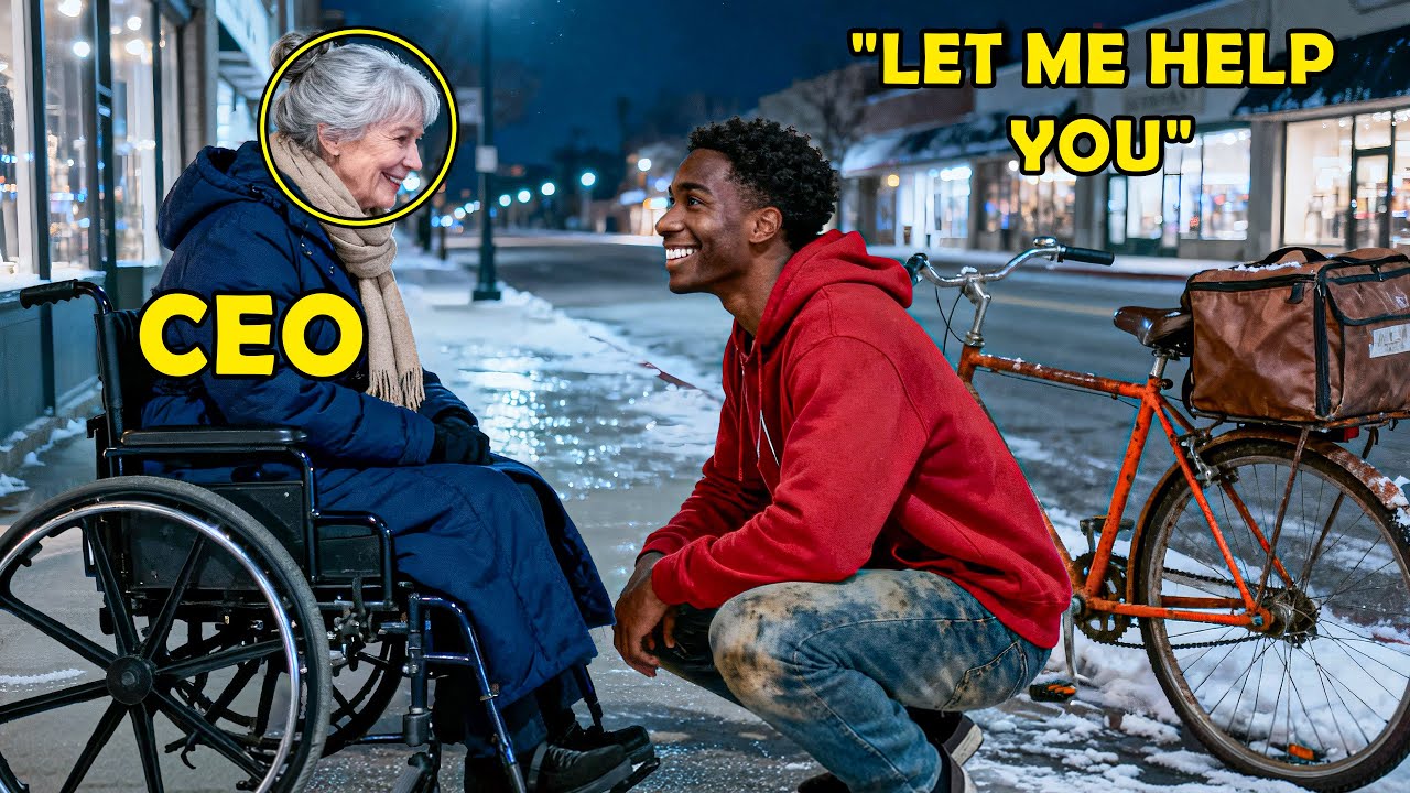 Kind Black Man Fixes Wheelchair for an Old Woman, Not Knowing She’s a Billionaire