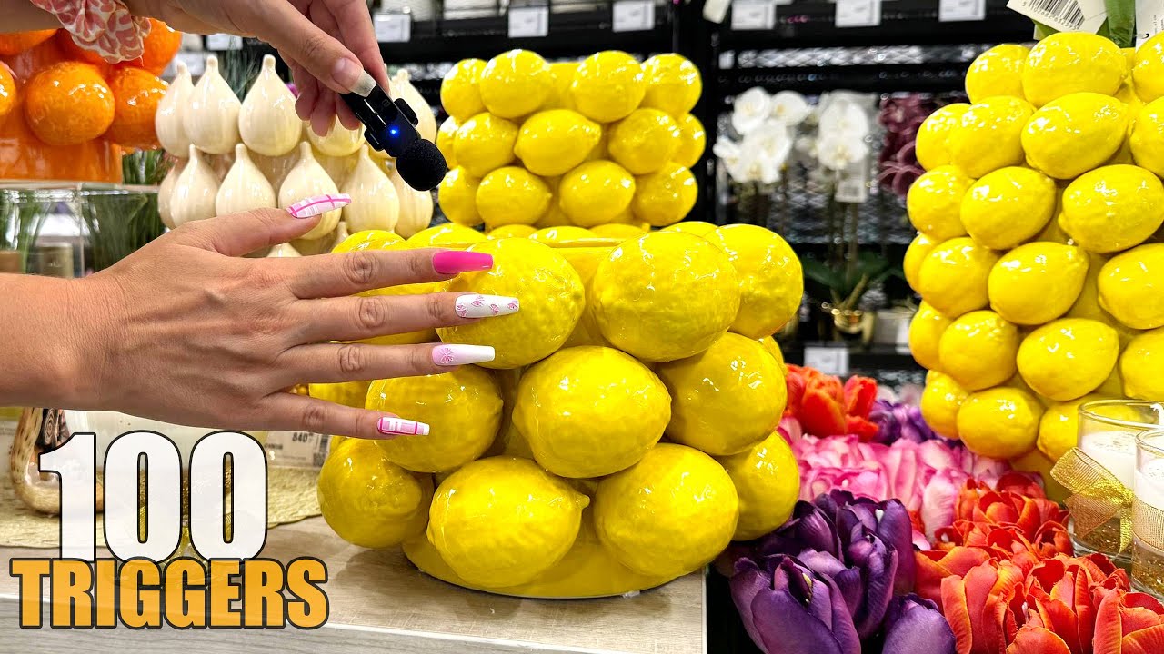 ASMR 100 Triggers in 10 minutes at the MALL 😴 100%  Sleep