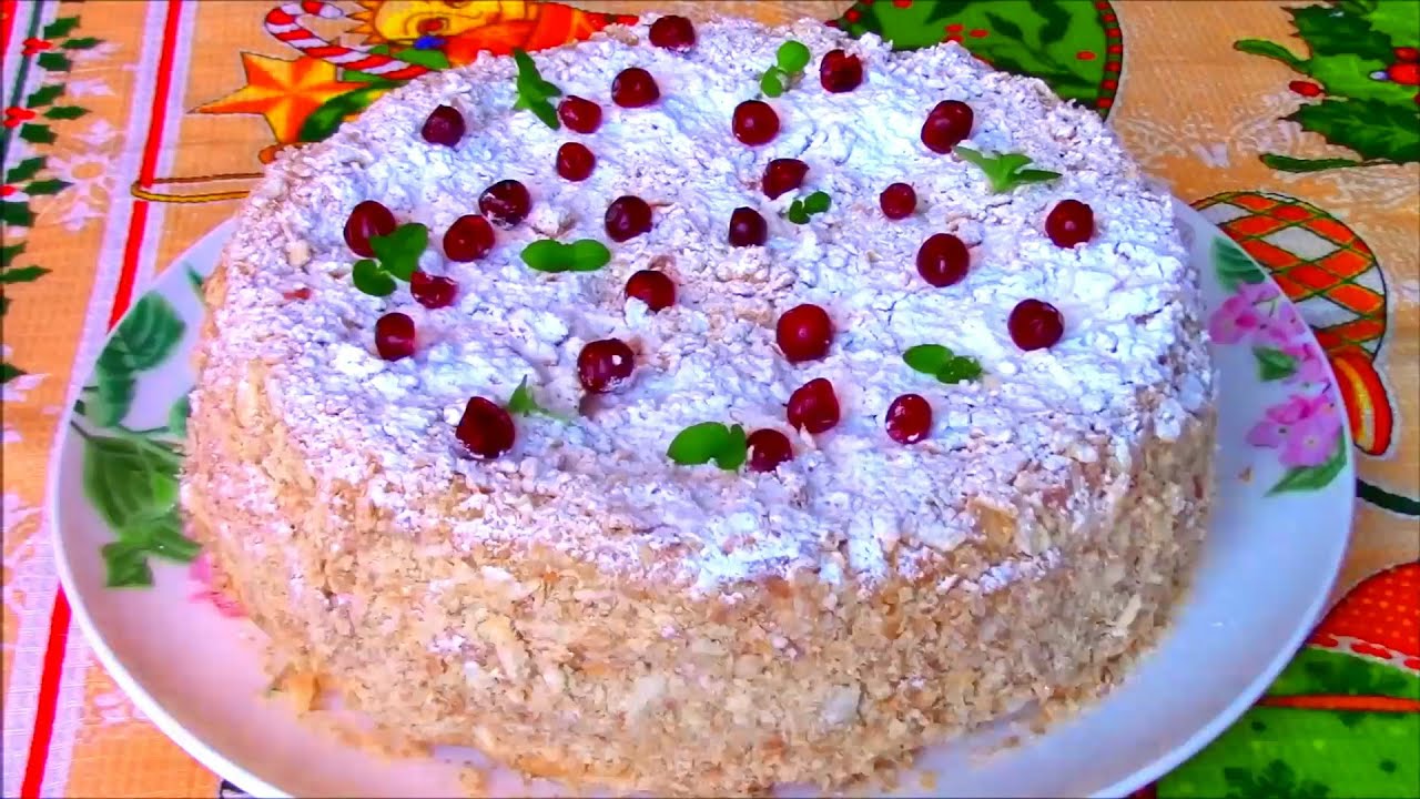 Как приготовить торт Наполеон из слоёного теста.
