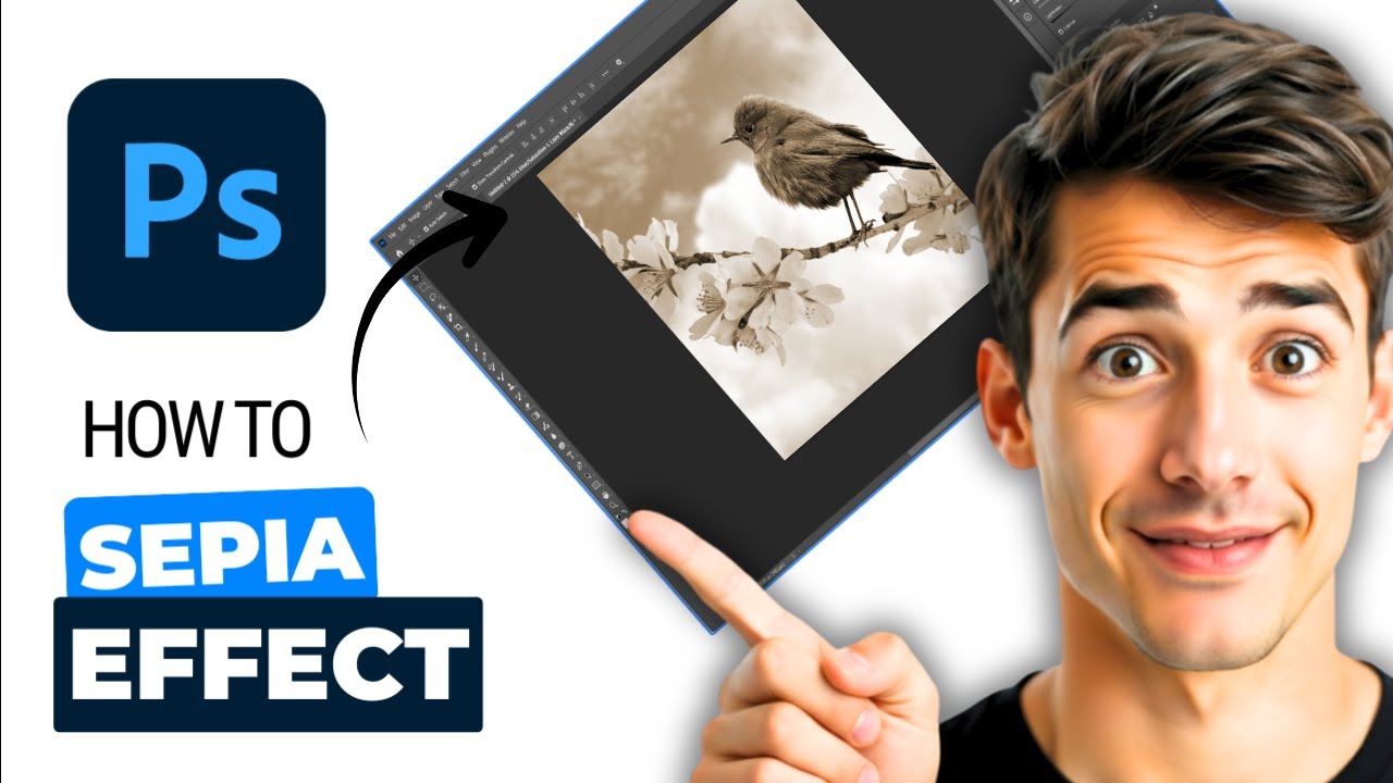 Как создать эффект сепии в Photoshop (самый простой способ) (руководство 2026 года)