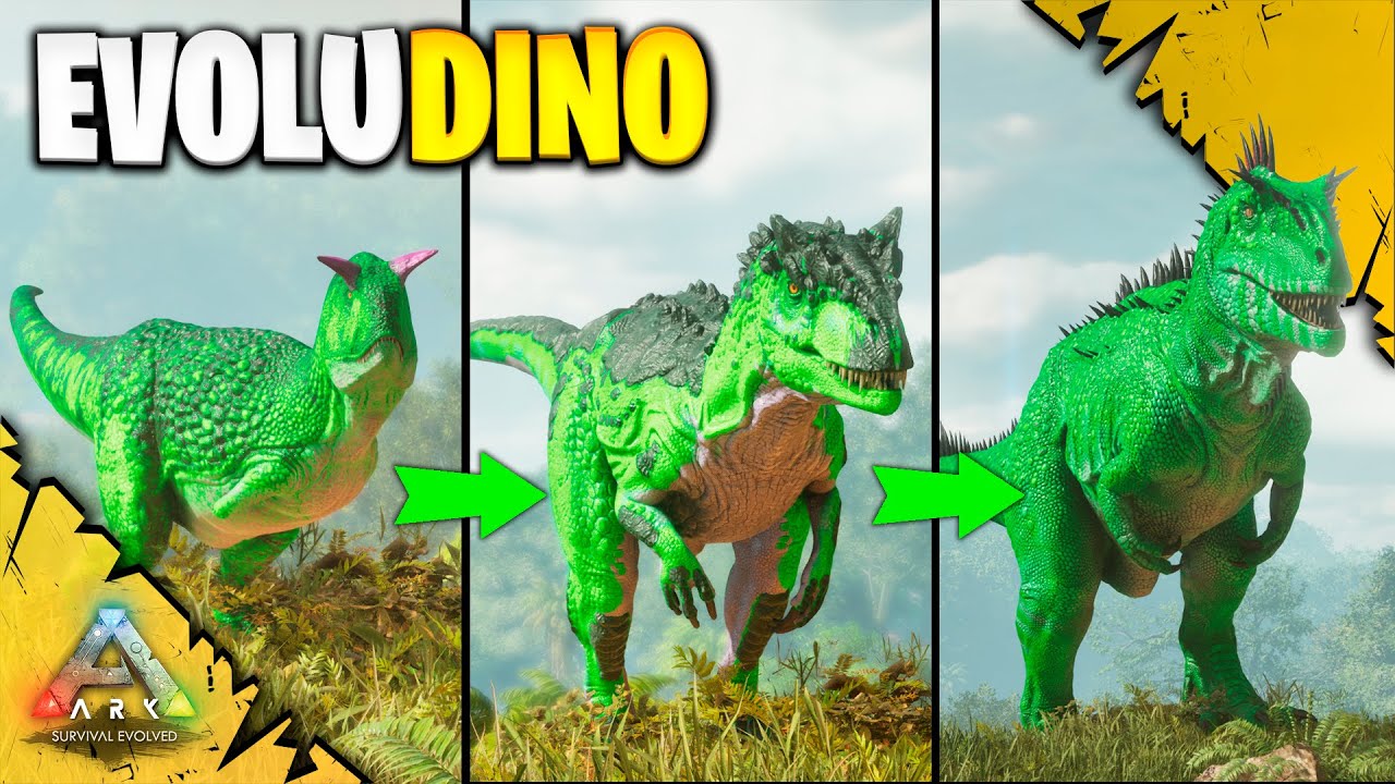 A EVOLUÇÃO DO CARCHA | EVOLUDINO | ARK Survival Evolved