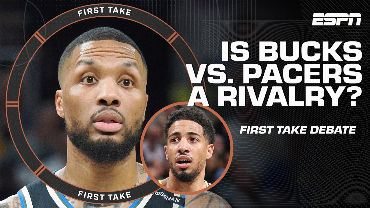 Is Bucks-Pacers a RIVALRY? Mad Dog GETS HEATED and says there's 'NO HISTORY' | First Take
