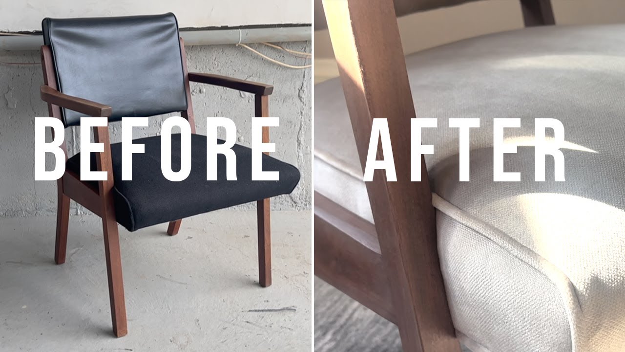 Vintage Chair Makeover (Furniture Restoration) ASMR #ASMR #furnitureflip #furnituremakeover #diy