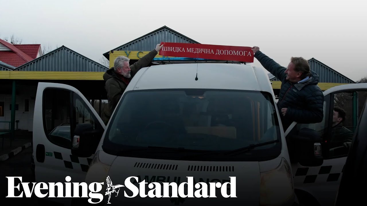 Briton drives ambulances and medical supplies to Ukraine