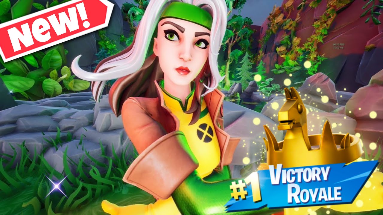 Fortnite Gameplay Rogue Marvel Skin Showcase