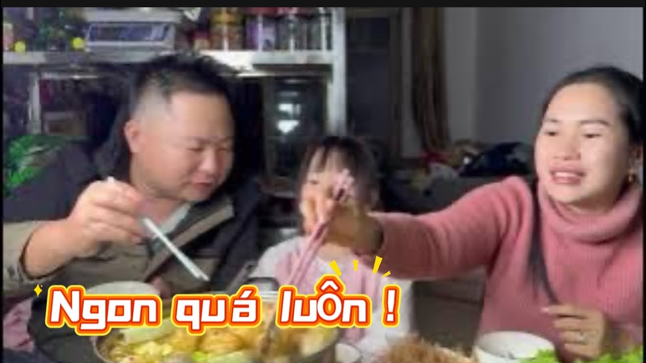 Vương Lan ph&aacute;t minh m&oacute;n mới LẨU G&Agrave; CHANH LEO TRỔ T&Agrave;I Đ&Atilde;I CHỒNG_vừa ăn vừa khen NỊNH VỢ 