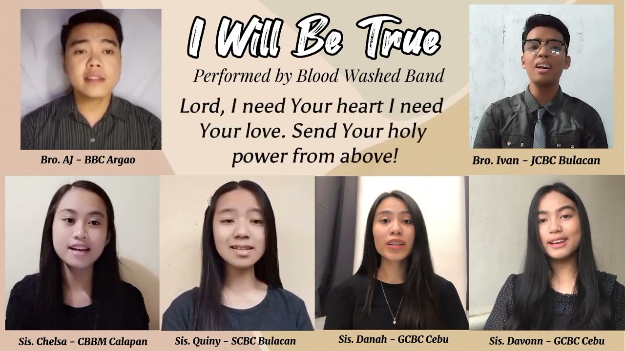 I Will Be True | Blood Washed Band