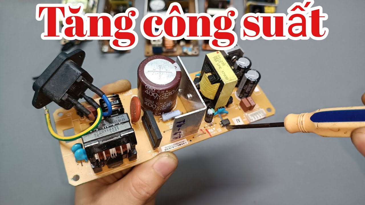 cách tăng công suất nguồn xung đơn giản