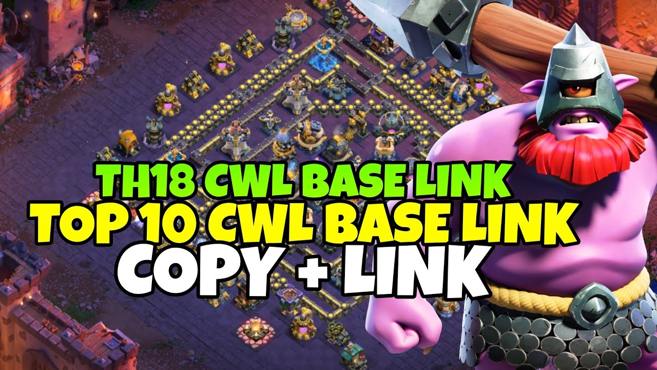 New Anti Thrower Th18 CWL Base Link | 2026 Th18 CWL Base Copy Link