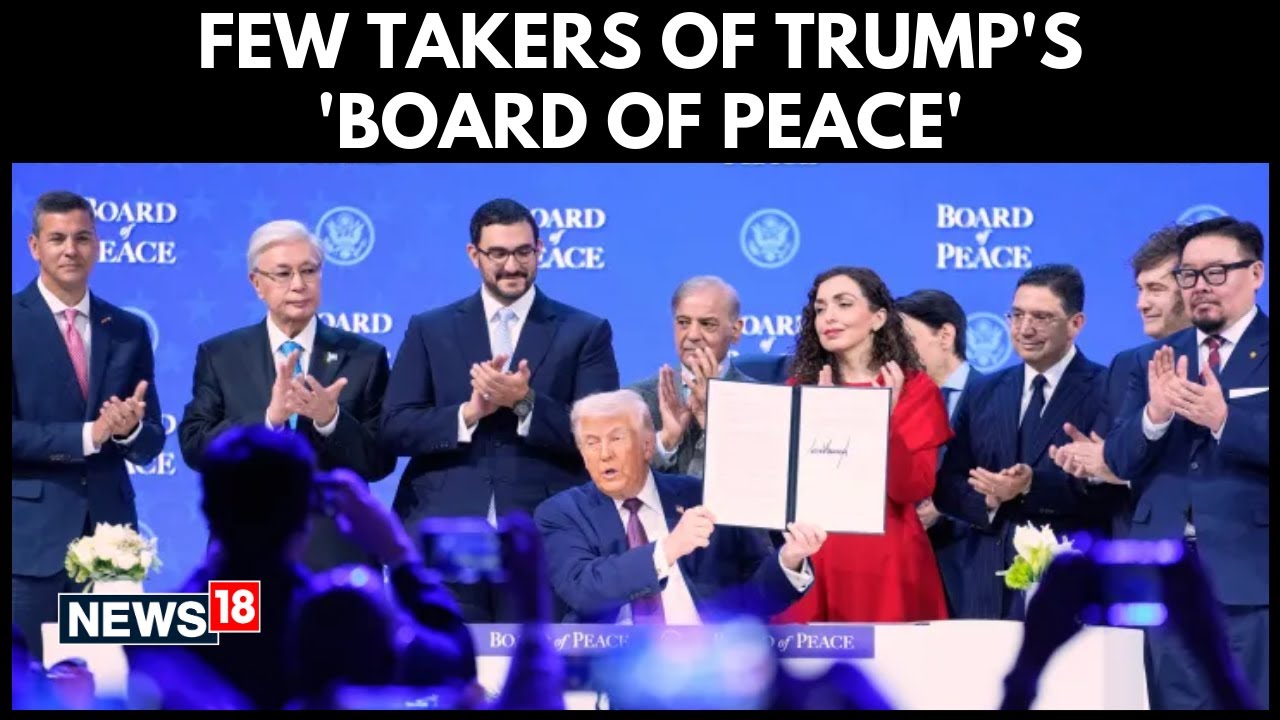 Trump Unveils ‘Board of Peace’ At Davos To Rebuild Gaza And Tackle Global Conflicts | N18G