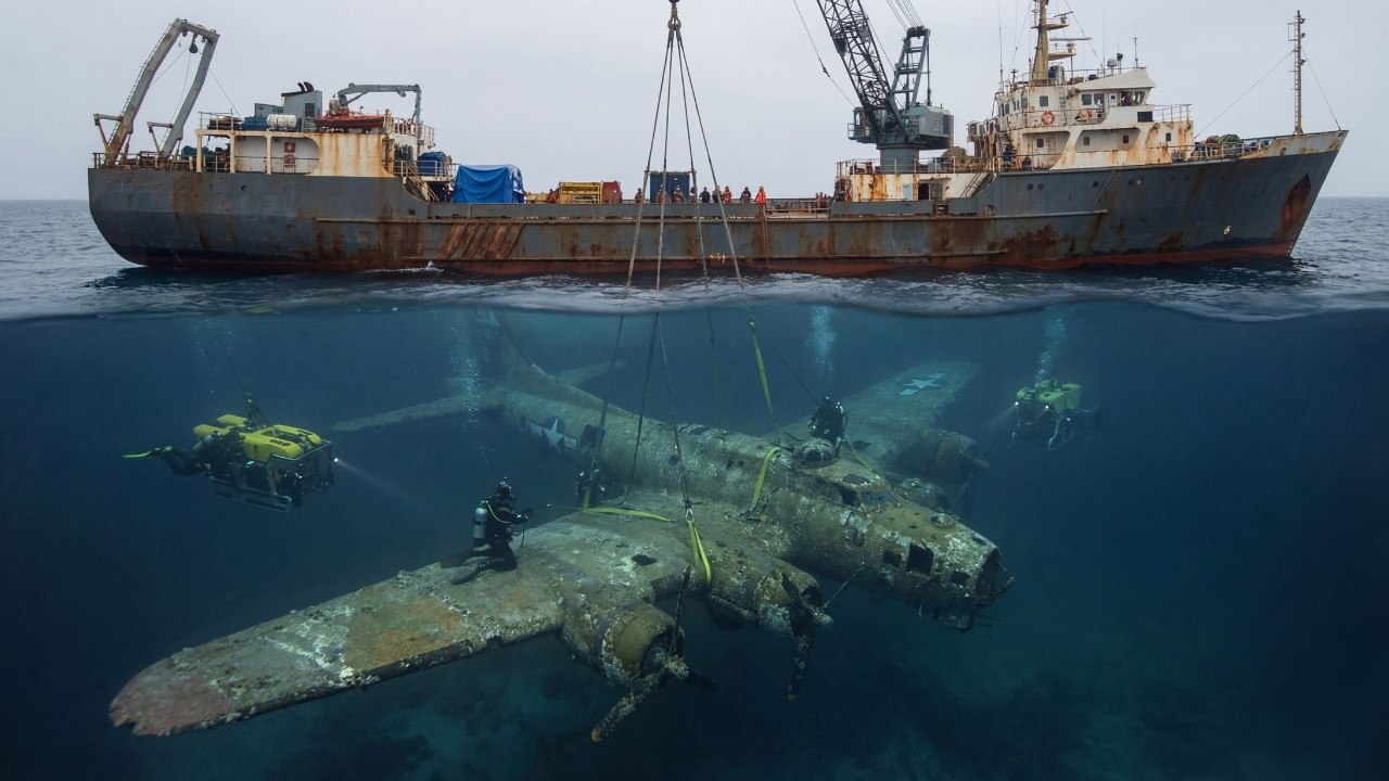 Recovering and Restoring a WWII B-17 Flying Fortress from the Ocean Depths