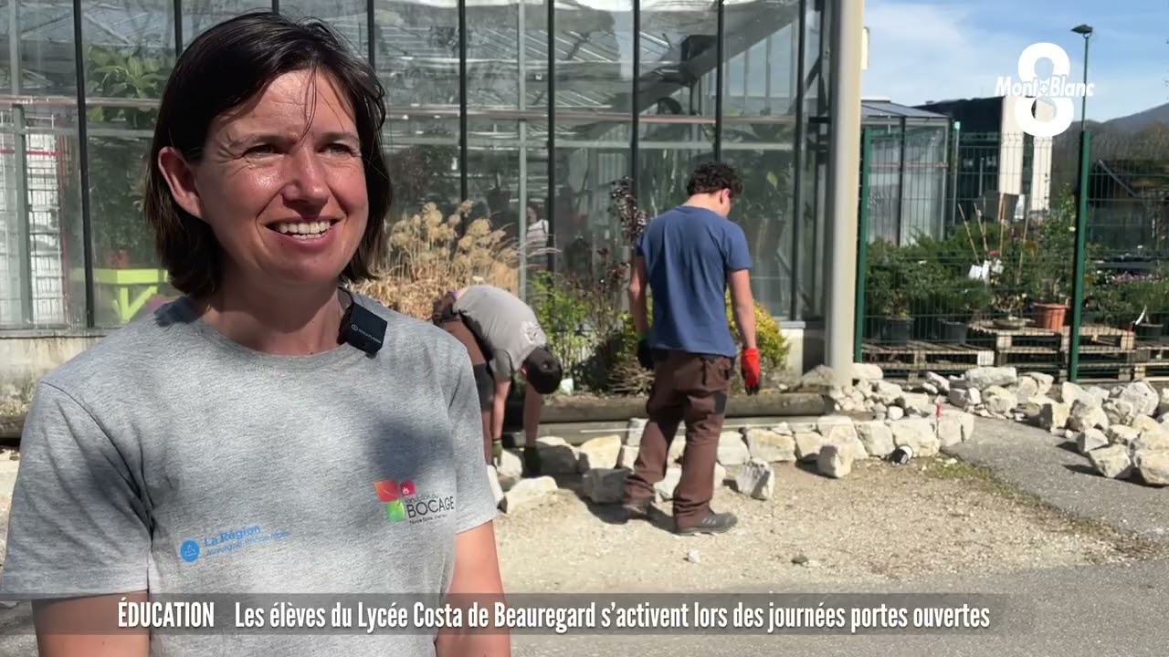 Les élèves du Lycée Costa de Beauregard s'activent lors des journées portes ouvertes