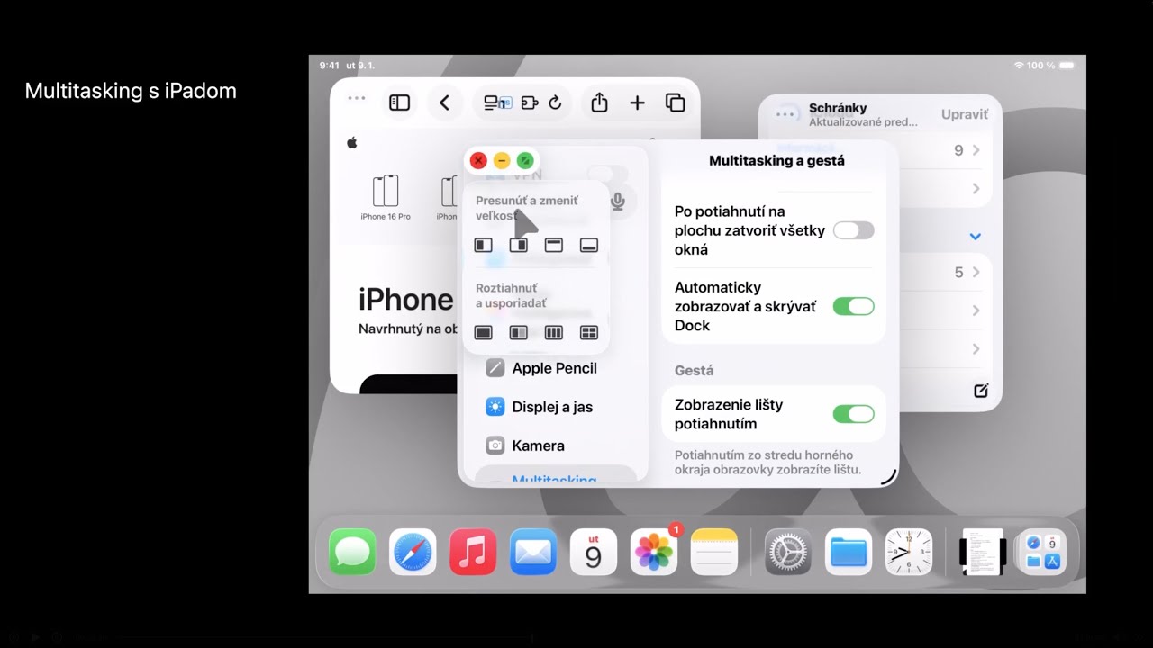 Zoznámenie sa a práca s novým iPadom