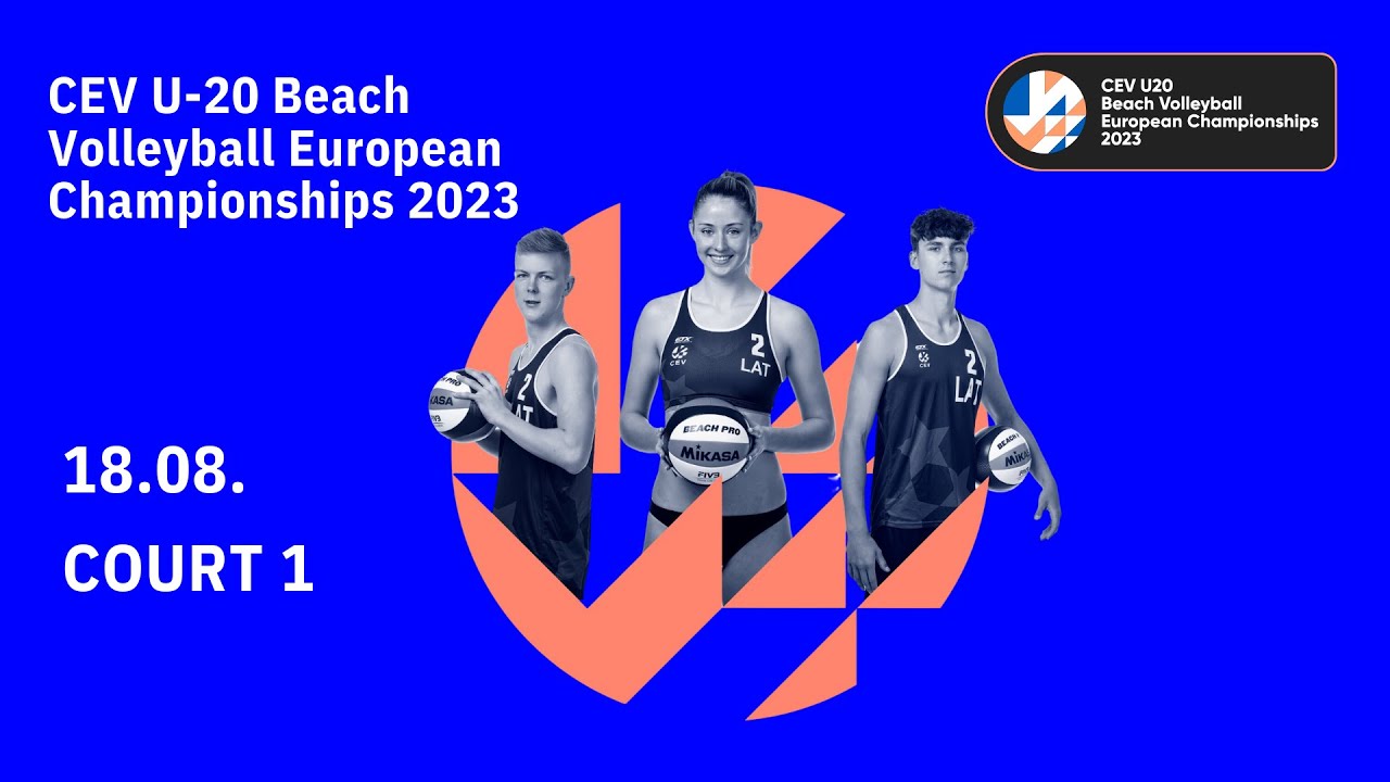 CEV U-20 Beach Volleyball European Championships 2023 - Court 1
