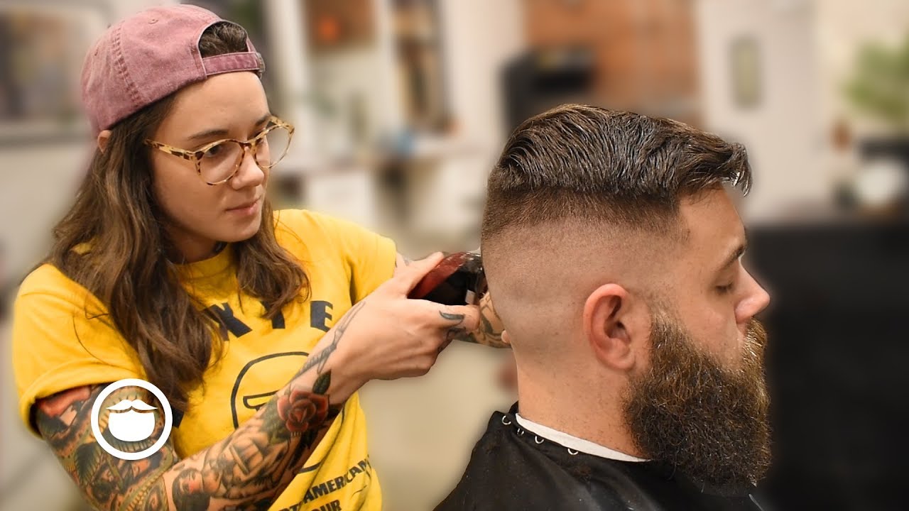 Уход за высокой и упругой кожей с помощью стрижки бороды от Энди | The Philadelphia Barber Co.