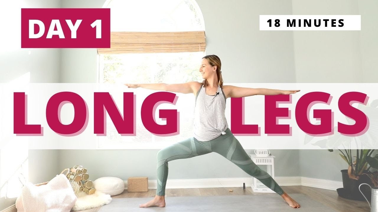 DAY 1: Long Legs | Yoga Strong Challenge | 20-minutes yoga for strong and toned legs