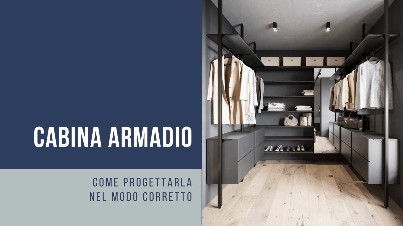 Guida alla progettazione di una cabina armadio