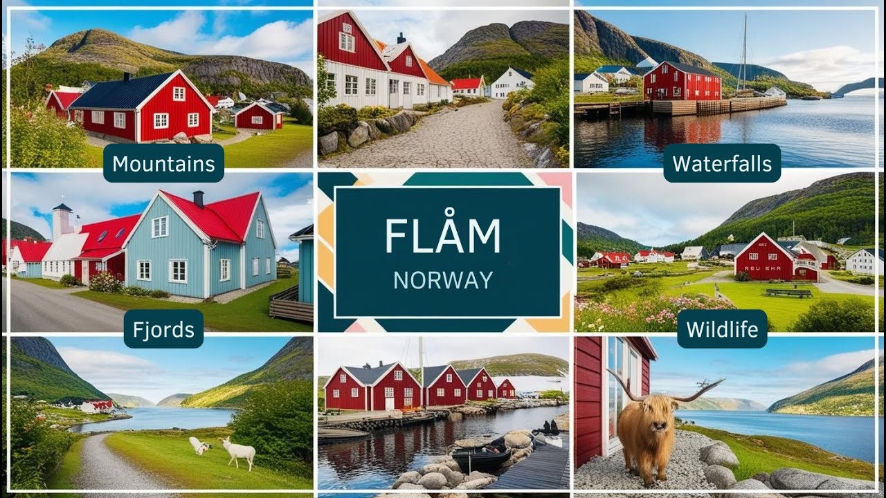 🇳🇴 Flåm, Norway Morning Like Never Before in 4K | Nature, Village Life & Wildlife Beauty
