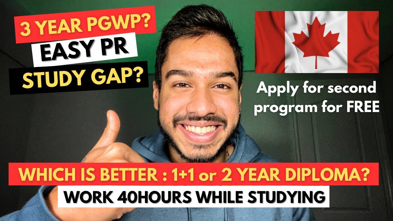 WHICH is BETTER : 1+1 or 2 Year Diploma? | How to Apply for Second Course for FREE | Study in Canada