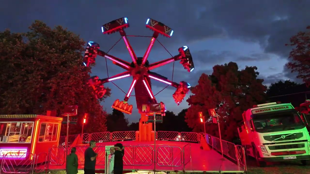 Funfair Northolt at Night 2025