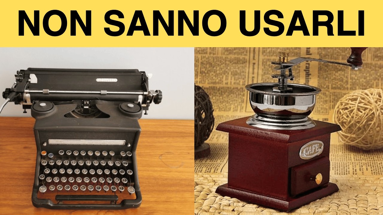10 Oggetti degli Anni '60 e '70 Che i Giovani di Oggi Non Sanno Usare