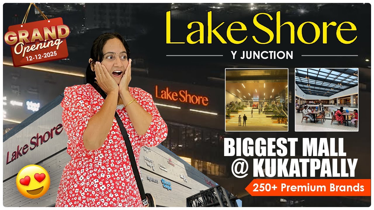 LAKESHORE MALL HYDERABAD 😱 || Hyderabad's BIGGEST Mall || Lakeshore Mall Kukatpally