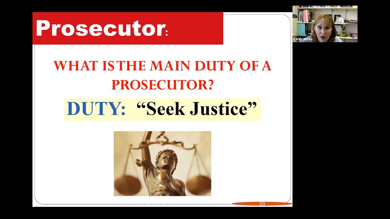 Criminal Procedure Law Chapter 12 The Prosecutor