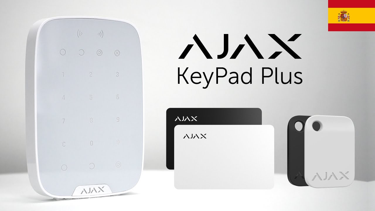 KeyPad Plus | Arma y Desarma el Sistema AJAX con Tags y Tarjetas