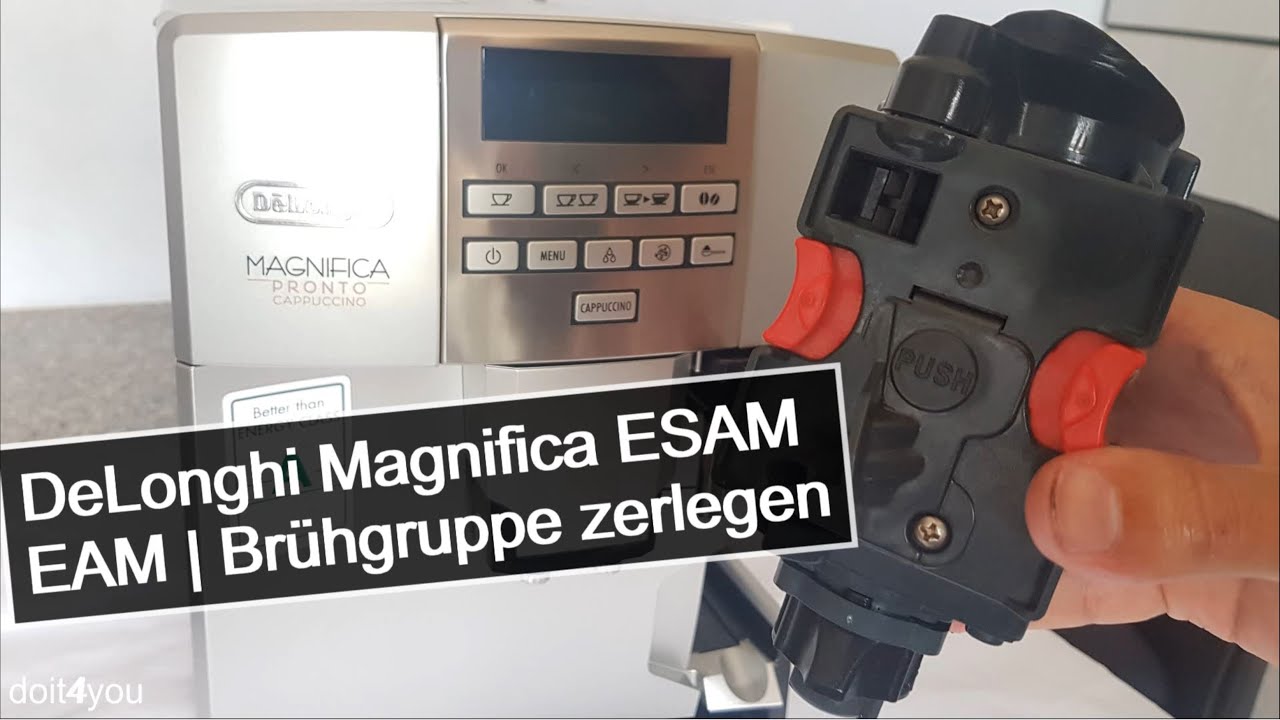 DeLonghi Magnifica ESAM EAM - Разборка варочной группы очистка смазка