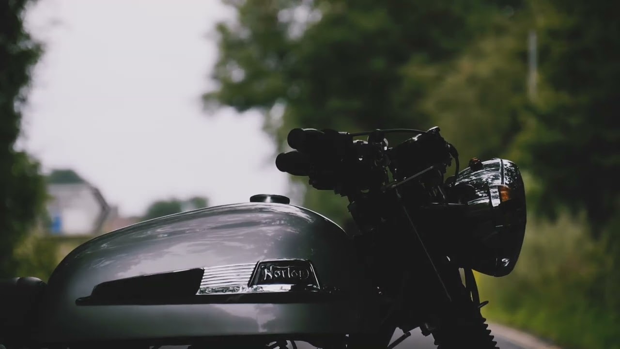 Norton motorcycle with a Dominator featherbed frame and Commando Mk3 850cc engine.