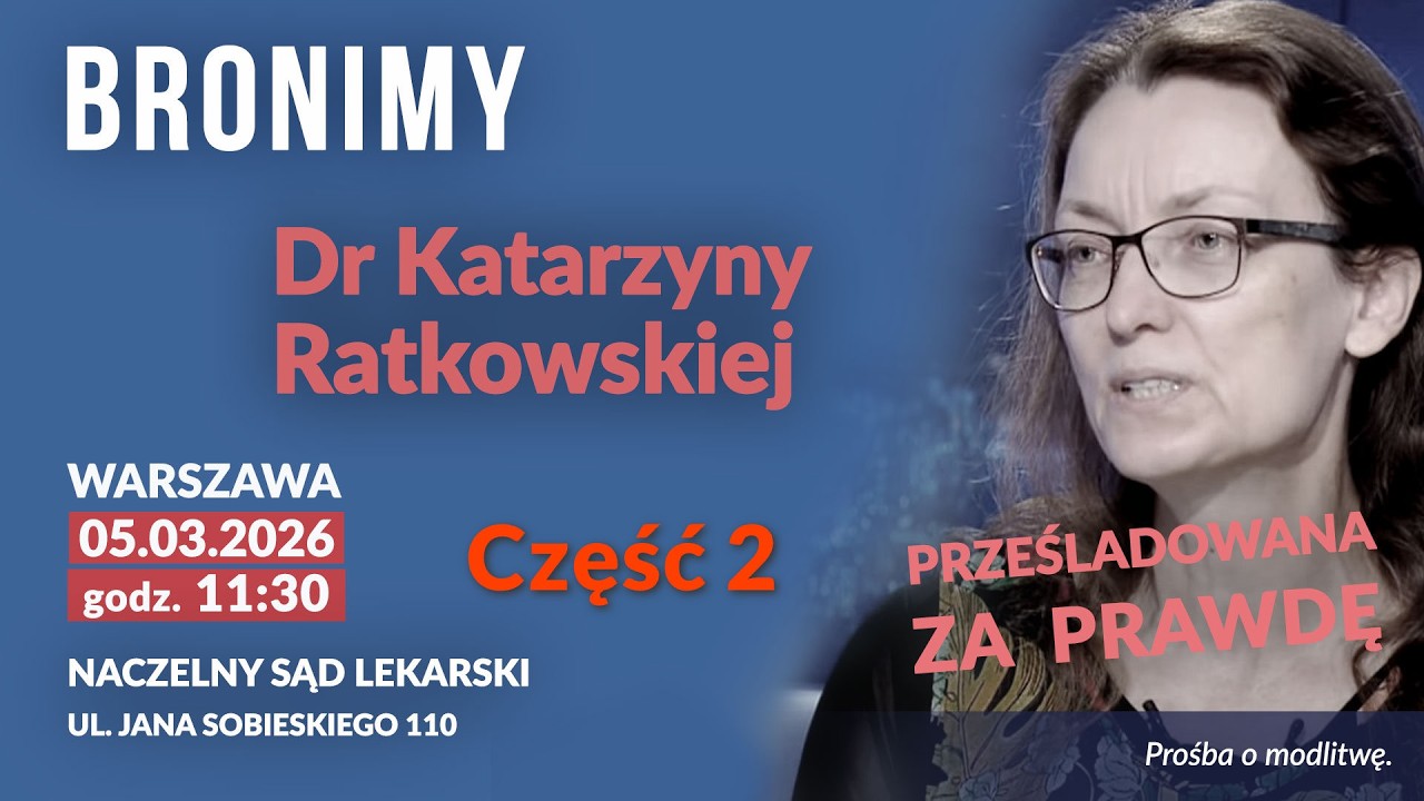 Naczelny Sąd Lekarski: dr Katarzyna Ratkowska