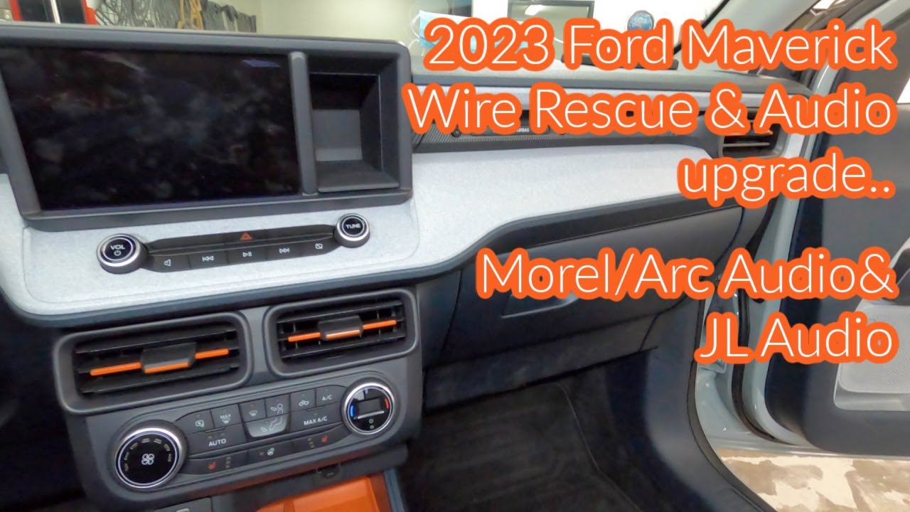 2023 Ford Maverick wire rescue & audio upgrade. Arc Audio Blackbird DSP, Morel Hybrid speakers & JL!