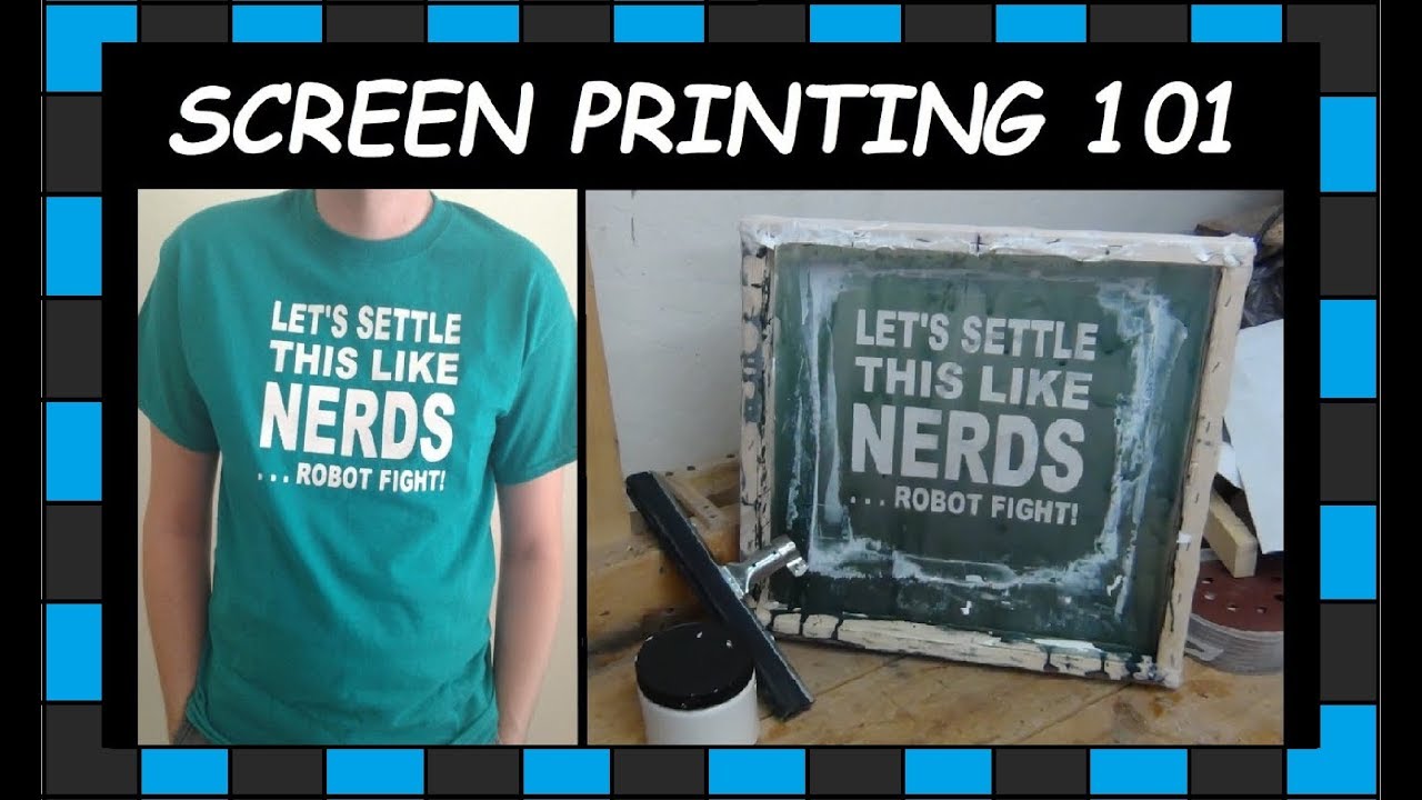 How To Screen Print Your Own Custom T-Shirts!!! // Screen Printing 101