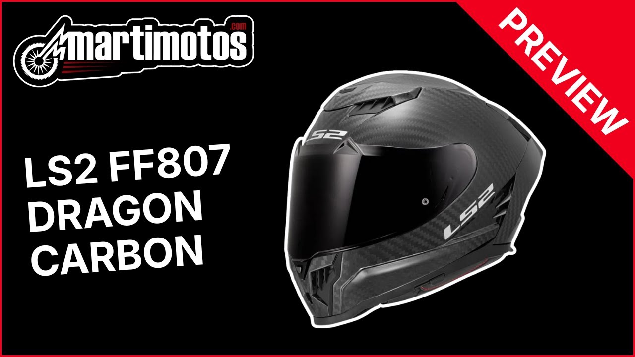 PREVIEW // El casco LS2 Dragon Carbon Mate es de locura 😍