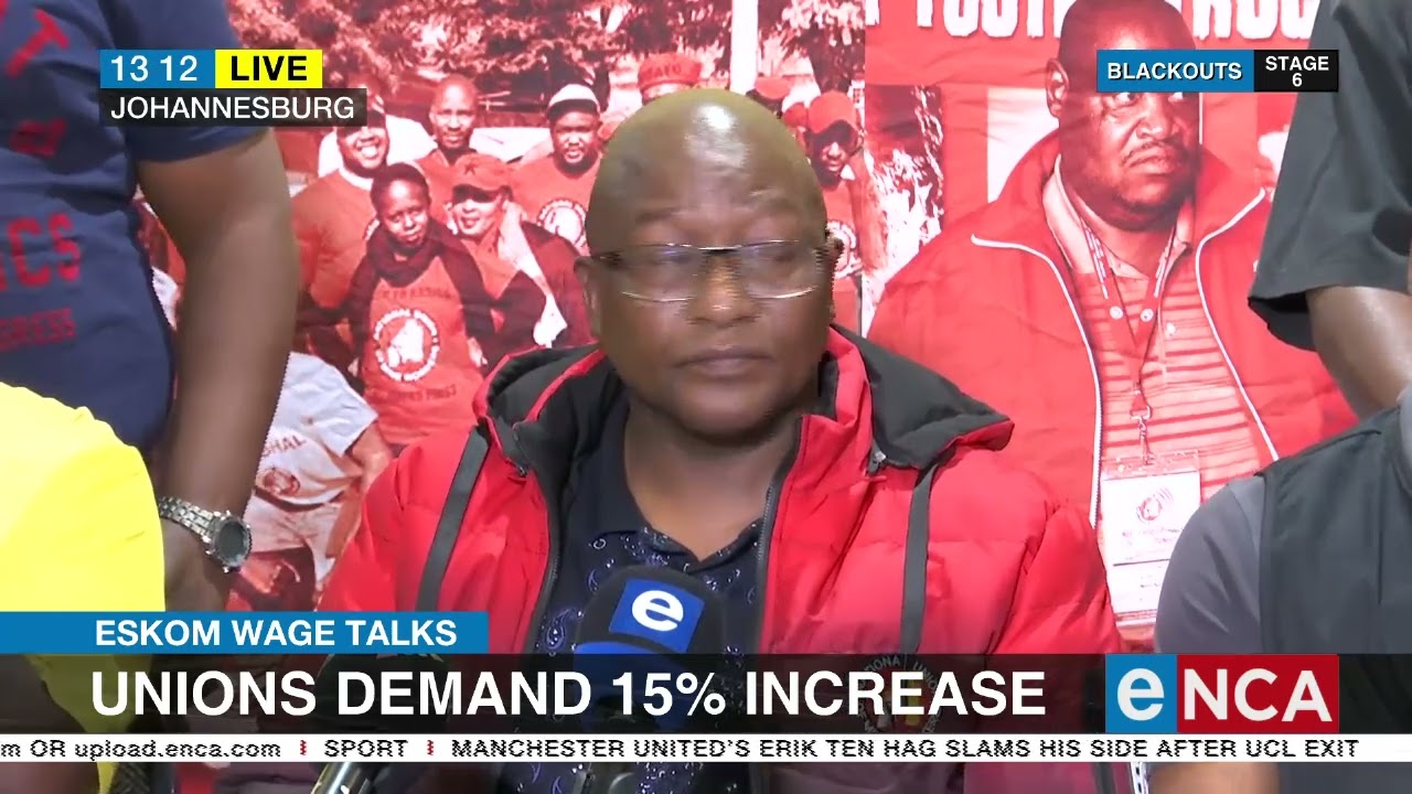 Eskom Wage Talks | Unions demand 15% increase