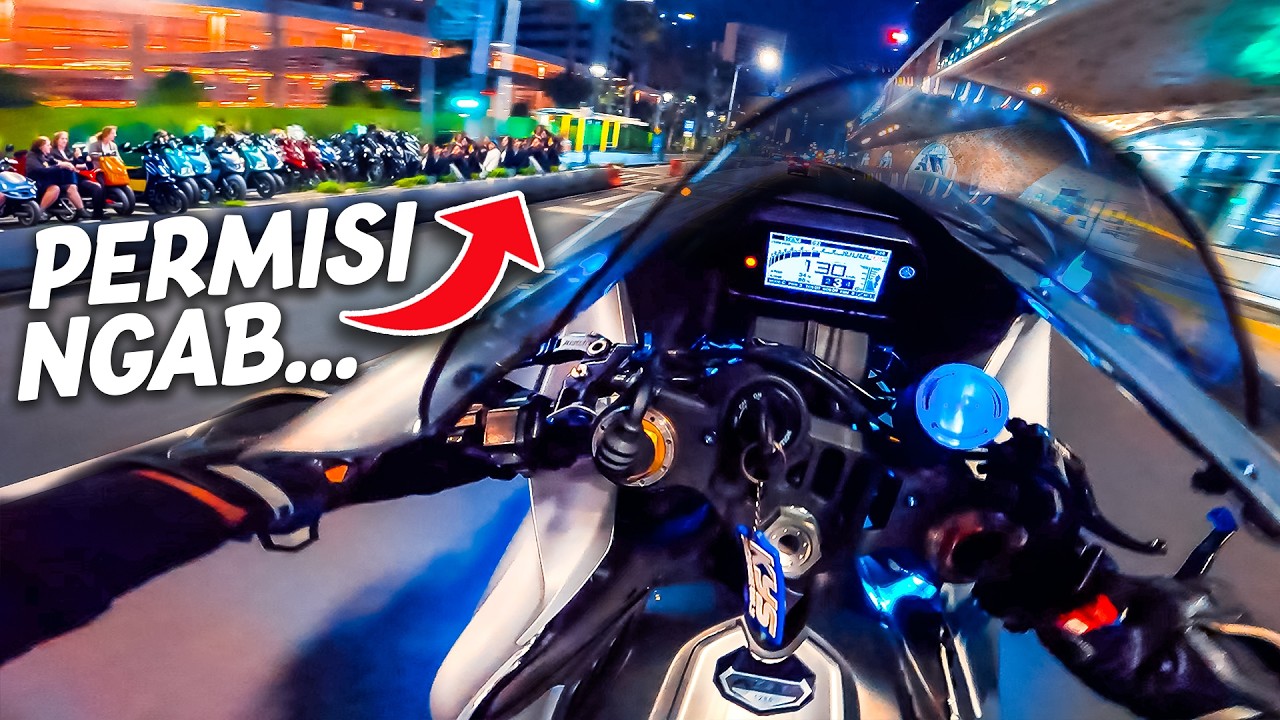 Reaksi Ngabers Blacky Wheelie Berdiri di Sudirman!