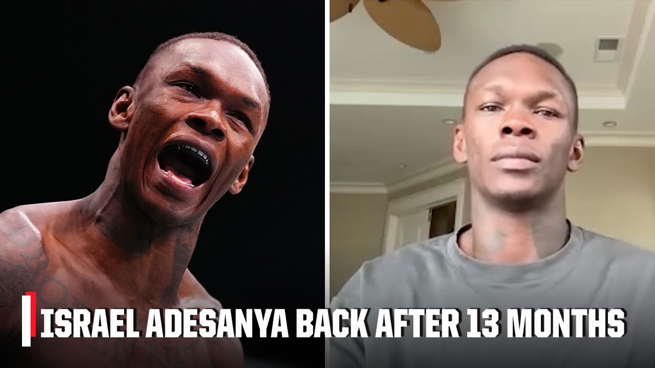 Israel Adesanya after his 13-month hiatus 🗣️ 'It feels good to BE BACK!' | ESPN MMA