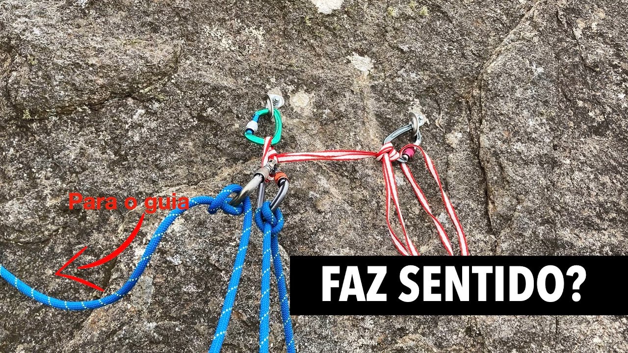 Seg para o guia direto da parada (Fixed Point Belay)