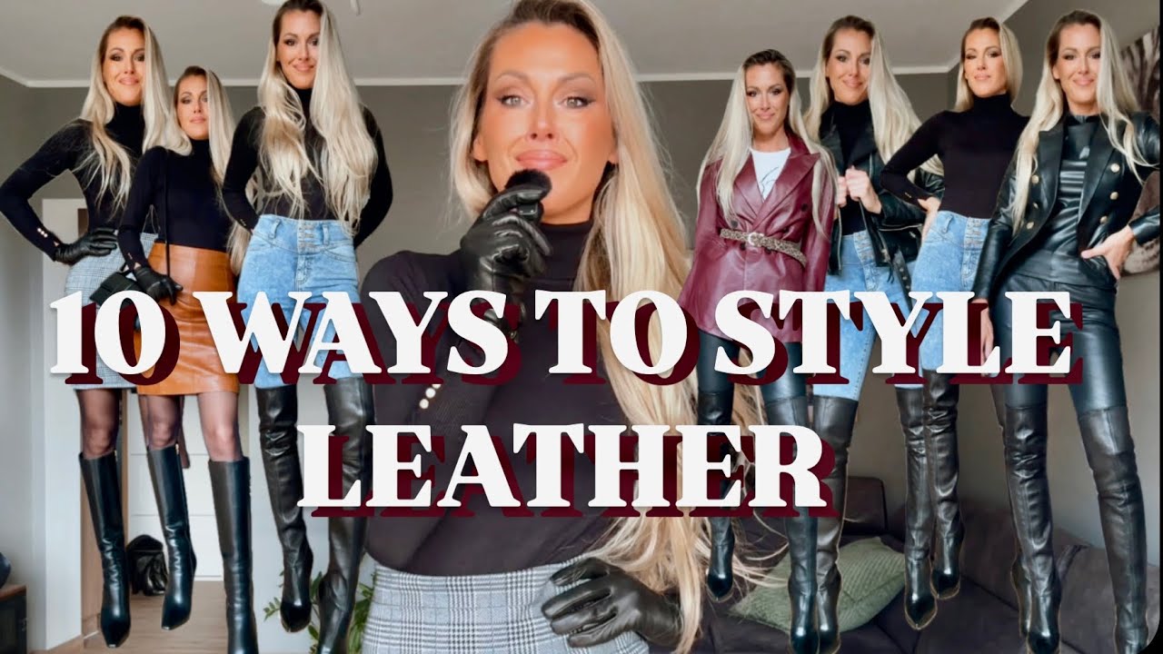 10 Ways to Style Leather this Fall 2025