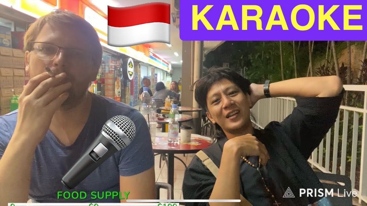 Singing English songs in INDONESIA 🎤🇮🇩