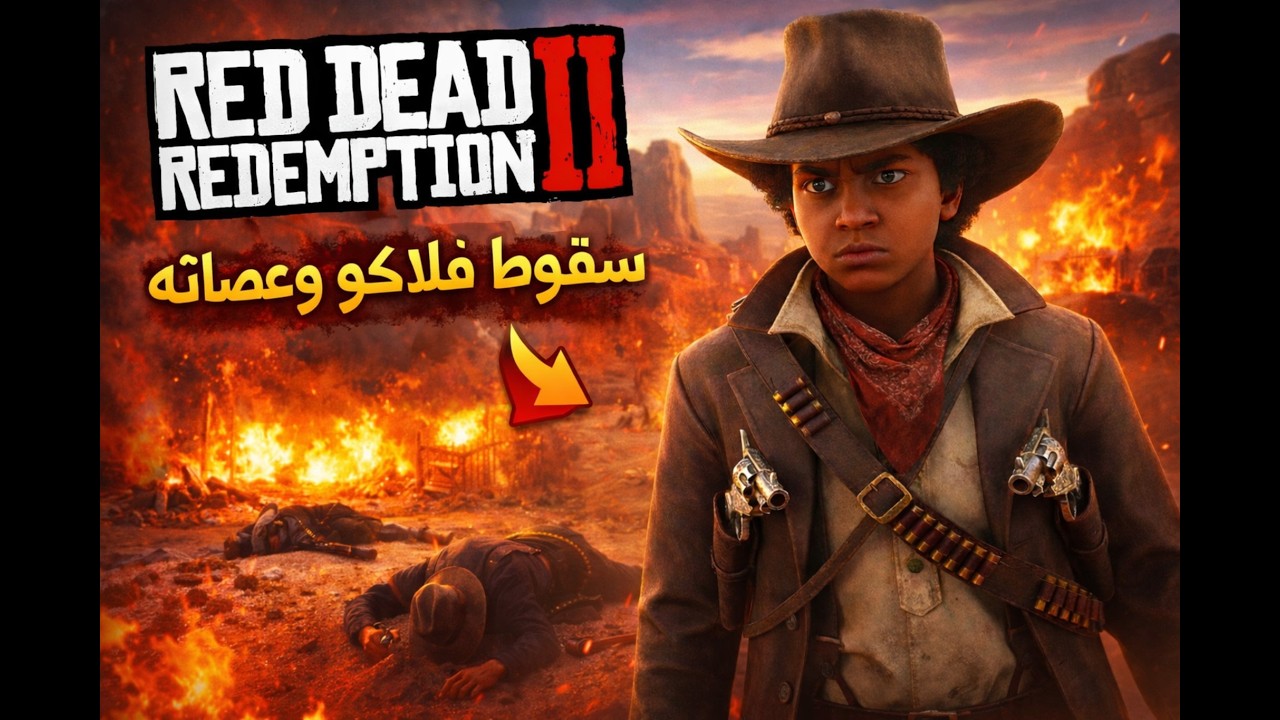 سقوط فلاكو وعصابته 🤠💀 #RDR2 #Gaming