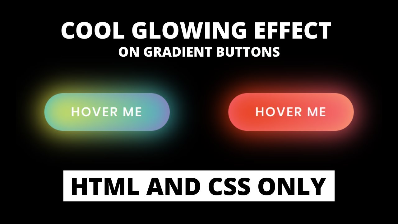 Cool Glowing Effect on Buttons using HTML & CSS | CodingNepal