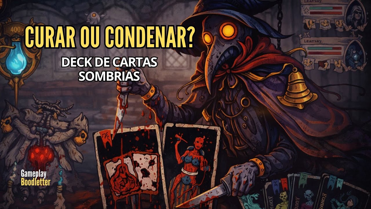 Bloodletter Gameplay – Construindo um Deck de Cura Sombria no Tutorial Medieval - Demo