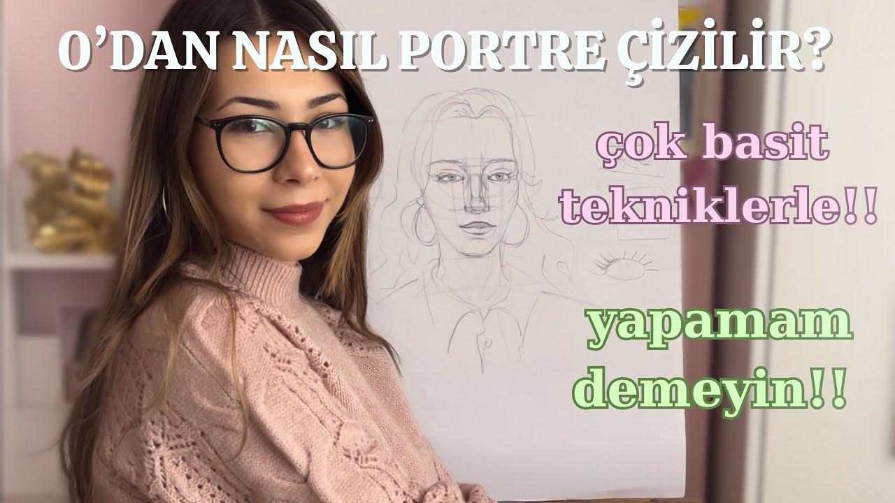 10 dakikada 0’dan portre çizimine / önemli teknikler, tüyolar